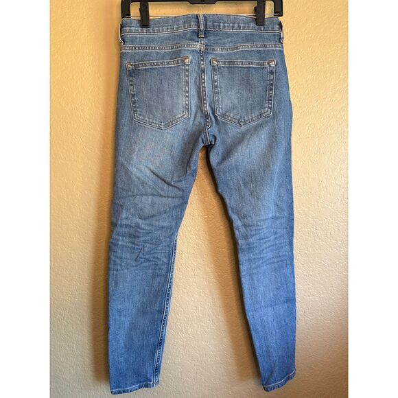 Everlane Skinny Ankle Jeans Light Wash Womens 25 Blue - Picture 2 of 6